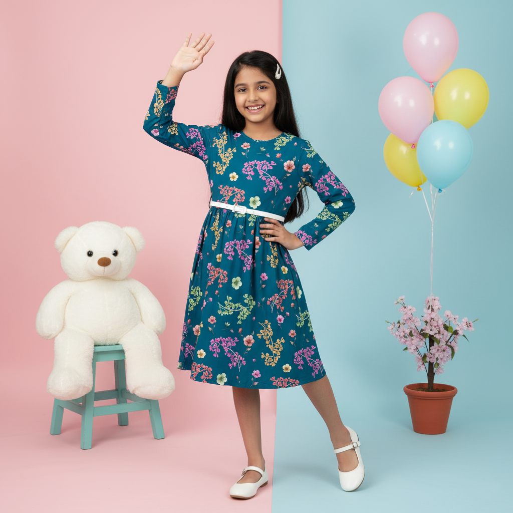 flower pattern, kids wear flower pattern, kids wear