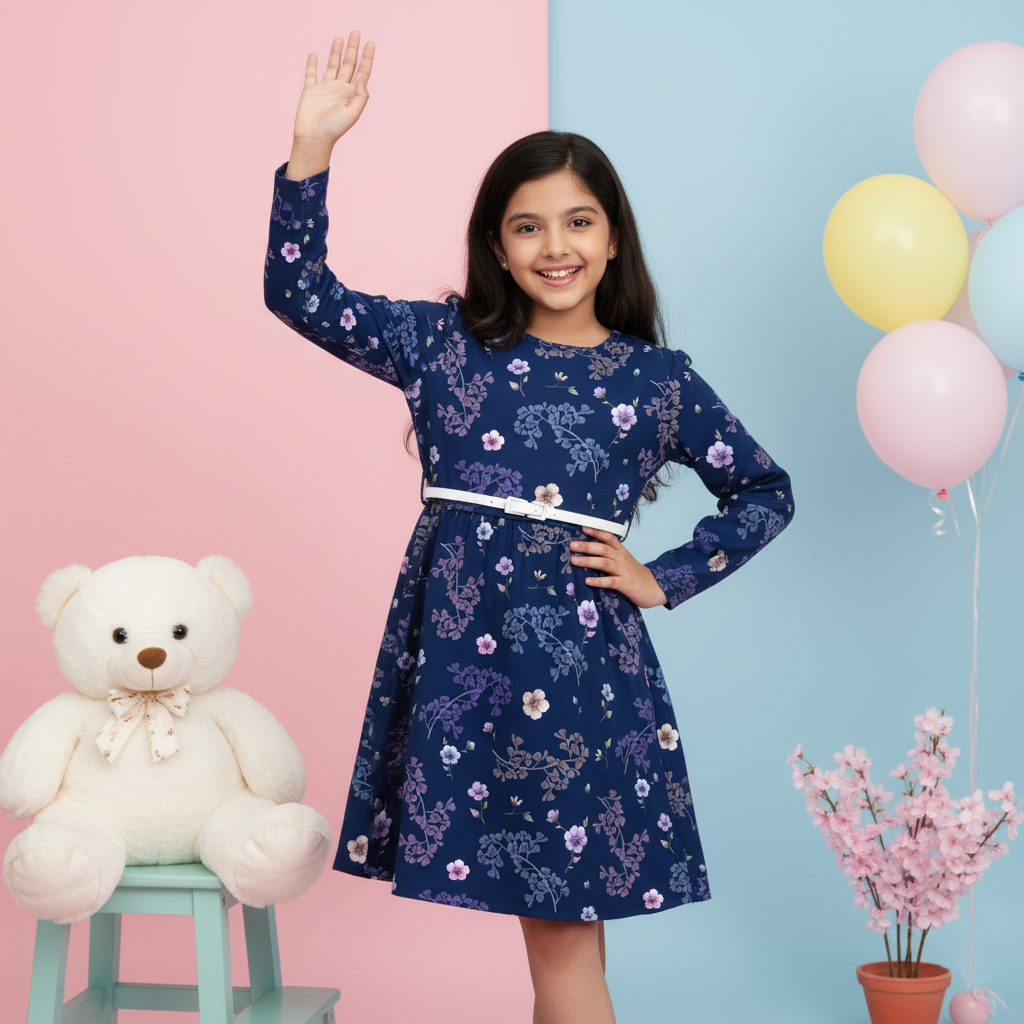 flower pattern, kids wear flower pattern, kids wear